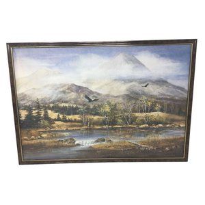 America the Beautiful Painting Print by Frederick Leach - Framed Print - America